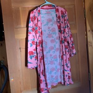 Thalia Sodi Pink Rose Robe (Robe only)